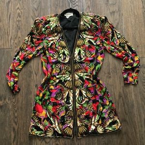 PRICE FIRM 💥 STUNNING Pure Silk sequins Dress